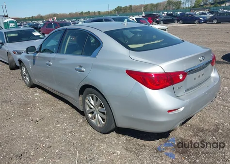 2015 Infiniti Q50 Premium from USA, damaged, VIN JN1BV7AR3FM416371